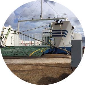 Mini Shore Power nello stretto di Messina