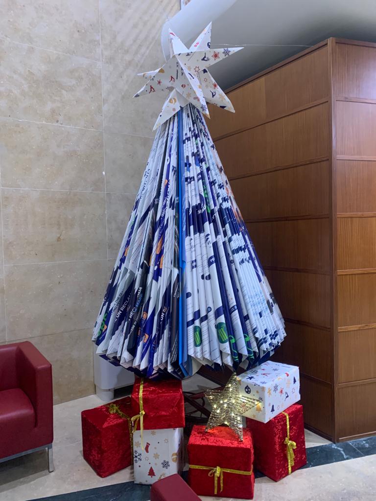 Albero di Natale carta riciclata C&T